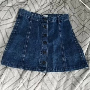 Forever 21 high wasted mini skirt.